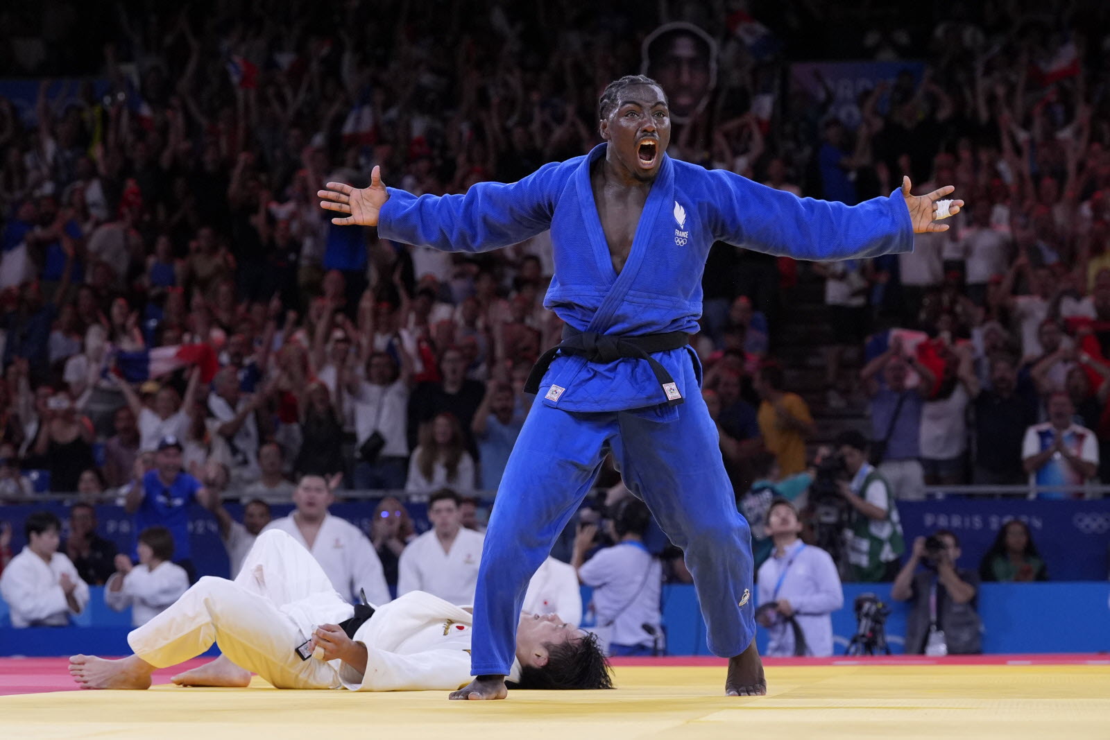 Judoka en action